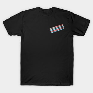 Stripes Deco Design Logo - Color Lines T-Shirt